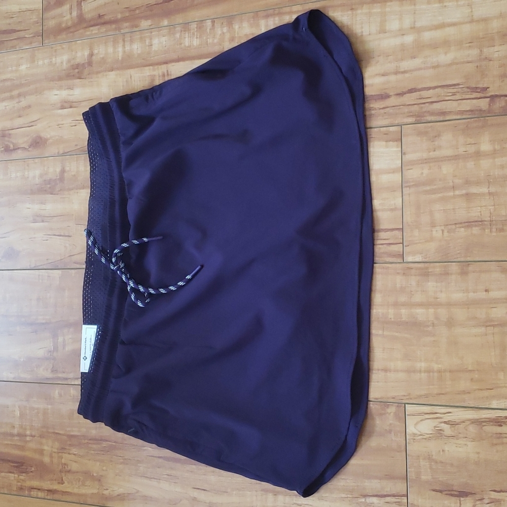 Woven trek skort